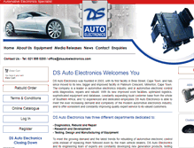 Tablet Screenshot of dsautoelectronics.net